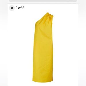 Max Mara one shoulder dress